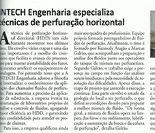 Spiecapag Intech especializa técnicas de perfuração horizontal