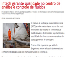 Intech garante qualidade no centro de análise e controle de fluidos