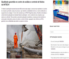 Qualidade garantida no centro de análise e controle de fluídos da INTECH
