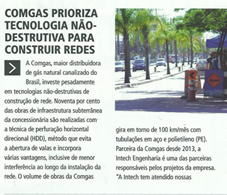 Comgas prioriza tecnologia não-destrutiva para construir redes