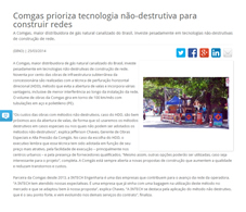 Comgas prioriza tecnologia não-destrutiva para construir redes