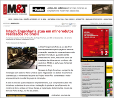 Spiecapag Intech participa com destaque dos minerodutos realizados no Brasil