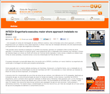 Spiecapag Intech executou maior shore approach instalado no Brasil