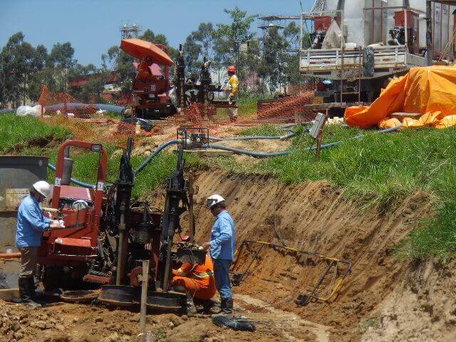 Manutenção de gasoduto e oleoduto 